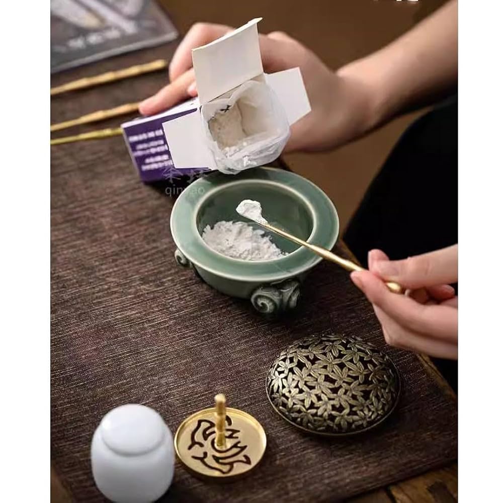 MyNvy Incense Powder Burner kit Chinese Incense Burner kit